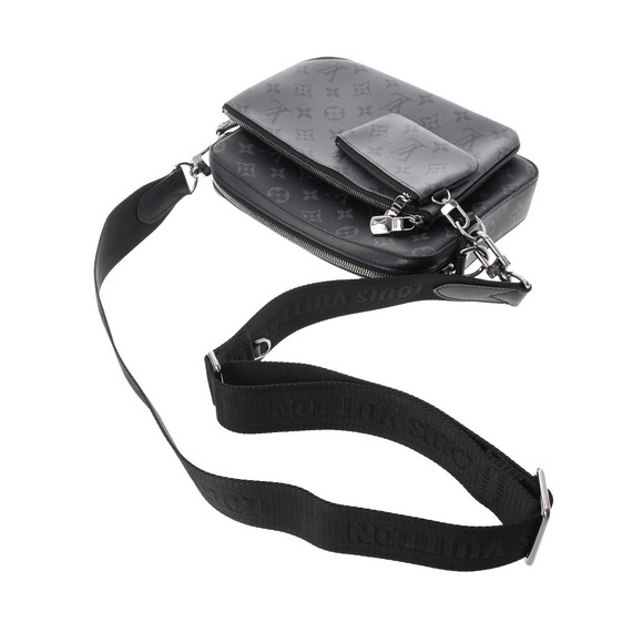LOUIS VUITTON Eclipse Black Trio Messenger Bag Black - Picture 3 of 9